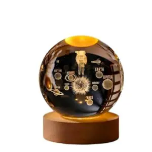 3D Crystal Ball Night Light (Solar System Astronaut)